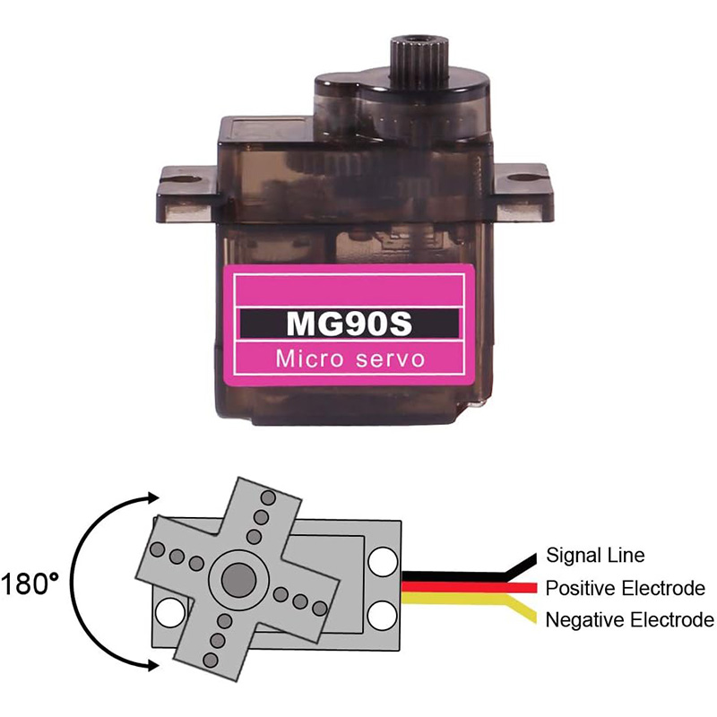 Servo MG90S 5/10/20/40 Piezas, - Rc Helicopter Servo reseña y precio